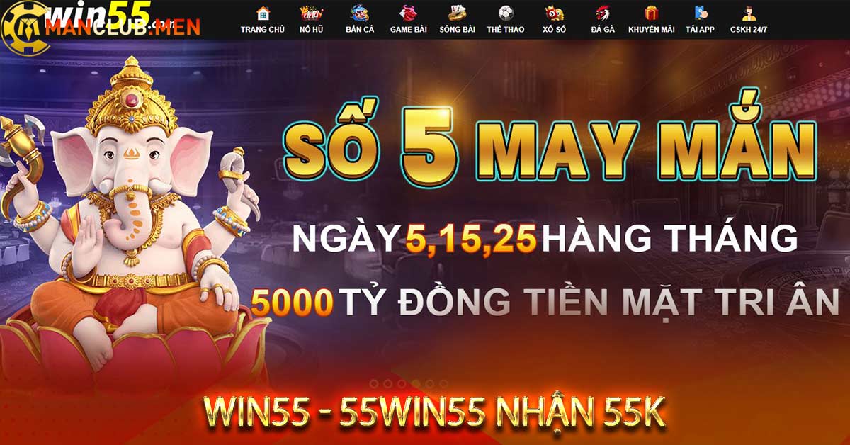 Win55 - Link 55win55.com không chặn - Tải app 55win nhận 55k